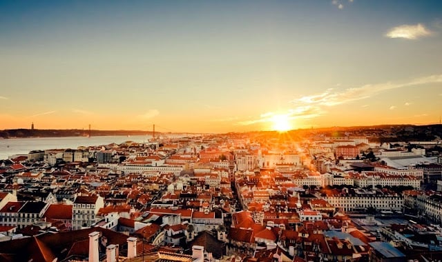 Região do centro de Lisboa - vista Região do centro de Lisboa - vista