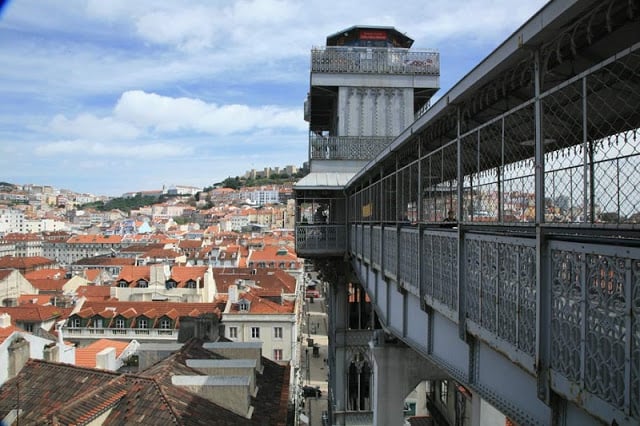 Visita ao Elevador Santa Justa em Lisboa Visita ao Elevador Santa Justa em Lisboa
