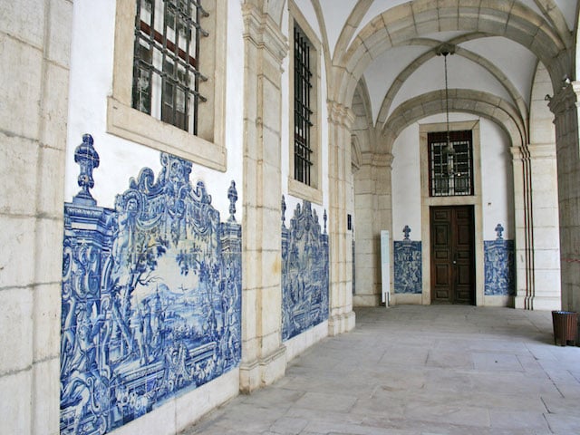 Azulejos do interior do Mosteiro de São Vicente de Fora Azulejos do interior do Mosteiro de São Vicente de Fora
