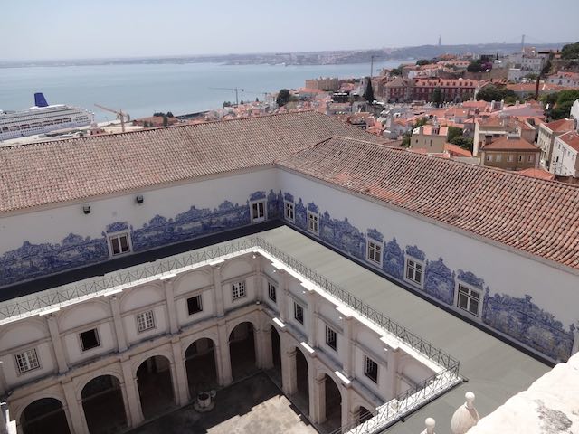 Vistas do terraço do Mosteiro de São Vicente de Fora Vistas do terraço do Mosteiro de São Vicente de Fora