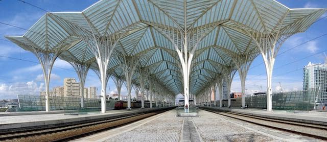 Estação Oriente em Lisboa Estação Oriente em Lisboa