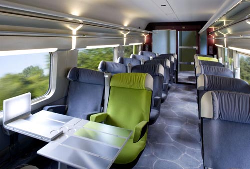 Interior do trem Interior do trem