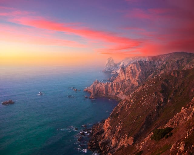 Vista do Cabo da Roca em Sintra Vista do Cabo da Roca em Sintra