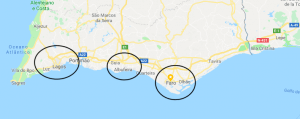 Principais regiões para se hospedar no Algarve