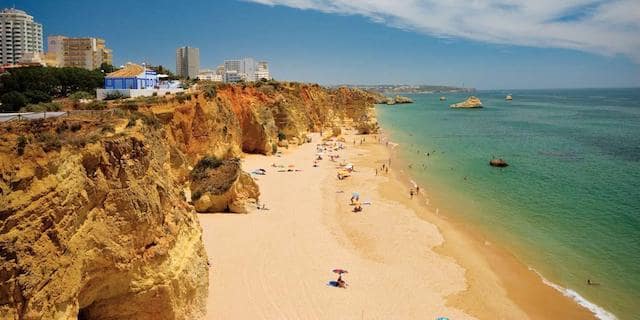 Vista da Praia da Rocha no Algarve Vista da Praia da Rocha no Algarve