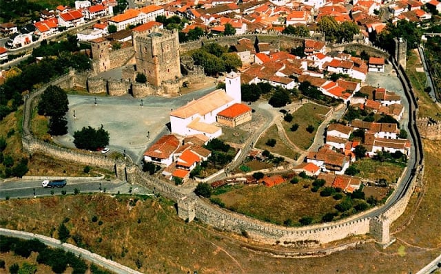 Vista aérea do Castelo de Bragança Vista aérea do Castelo de Bragança