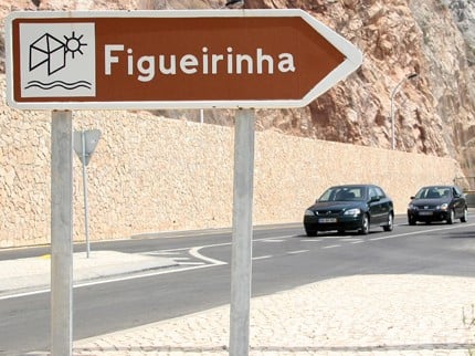 Sinalização - Acesso Praia da Figueirinha Sinalização - Acesso Praia da Figueirinha