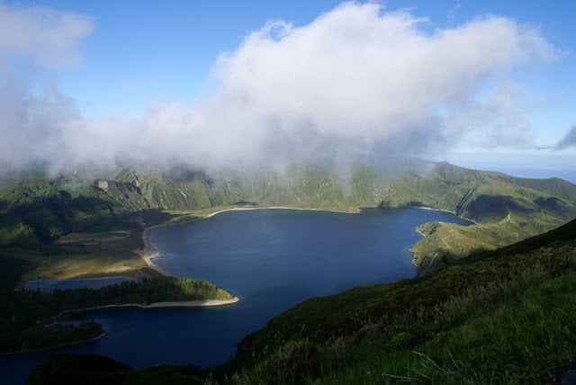 Vista da Praia da Lagoa do Fogo Vista da Praia da Lagoa do Fogo