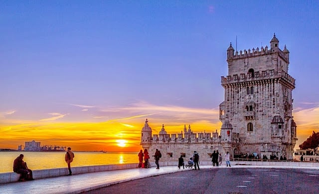 Pôr do Sol na Torre de Belém Pôr do Sol na Torre de Belém