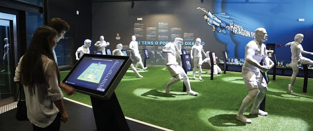 Parte interativa do Museu FC Porto Parte interativa do Museu FC Porto