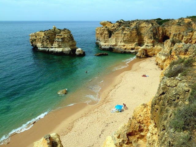Praia de São Rafael em Albufeira Praia de São Rafael em Albufeira
