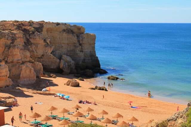 Praia da Coelha em Albufeira Praia da Coelha em Albufeira