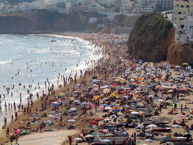 Praia dos Pescadores em Albufeira Praia dos Pescadores em Albufeira