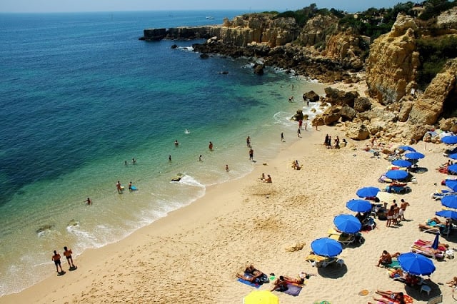 Praia do Castelo em Albufeira Praia do Castelo em Albufeira