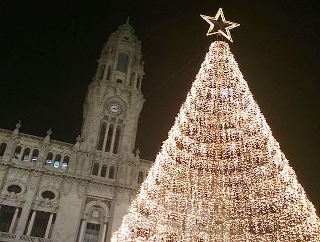 Árvore de Natal no Porto Árvore de Natal no Porto
