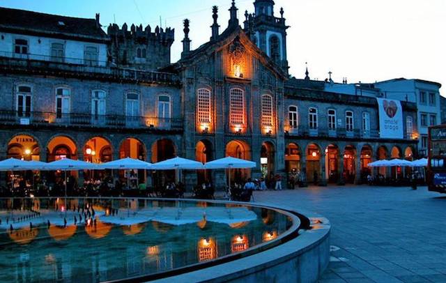 Braga à noite Braga à noite