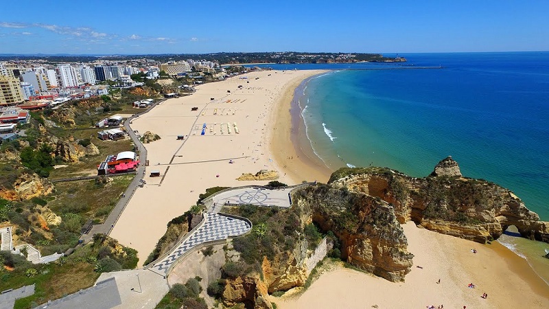 Praia da Rocha vista de cima Praia da Rocha vista de cima